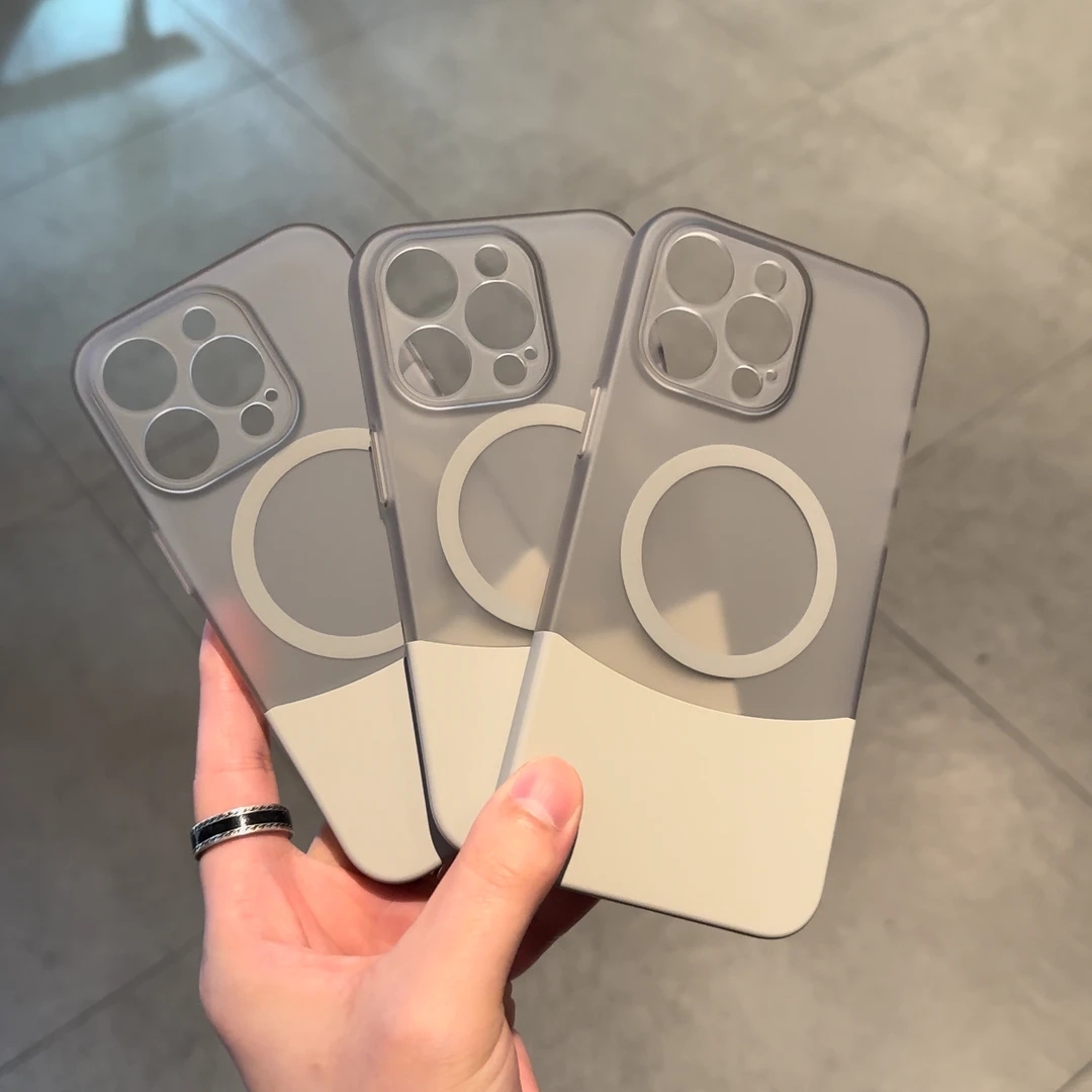 沙漠金精孔拼接磨砂苹果16promax手机壳上下插拼接iPhone15超薄硬14新款13pm高级感11保护12防摔16plus男女套