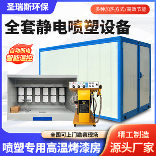 高温烤漆房全套静电喷塑设备燃气电加热固化炉环保型工业喷涂烤箱