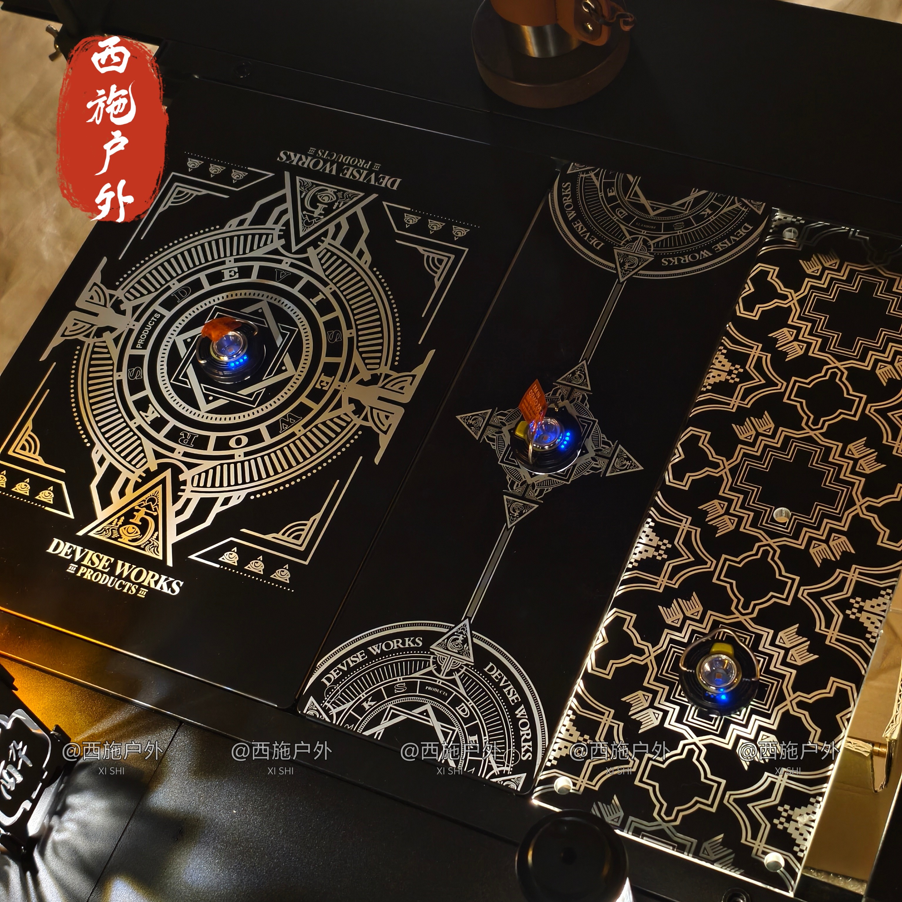 25新款DW户外露营嵌入式igt铝合金单元板战术发光板氛围感,户外/登山/野营/旅行用品,露营灯罩/露营灯配件,淘宝优惠券,粉丝福利购,淘宝优惠卷