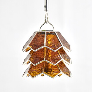 goalzero逆鳞灯罩复古露营gz灯罩多边形琥珀色装饰灯具高级感