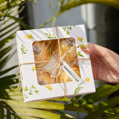 4粒装小清新蛋挞肉松雪媚娘小贝