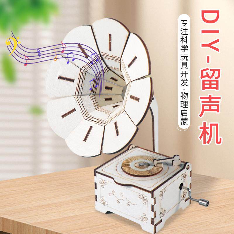 音乐盒儿童DIY木质科技小制作