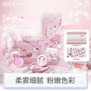 JILLLEEN草莓小熊新版 单色柔雾腮红盘高光修容哑光提亮膨胀学生女