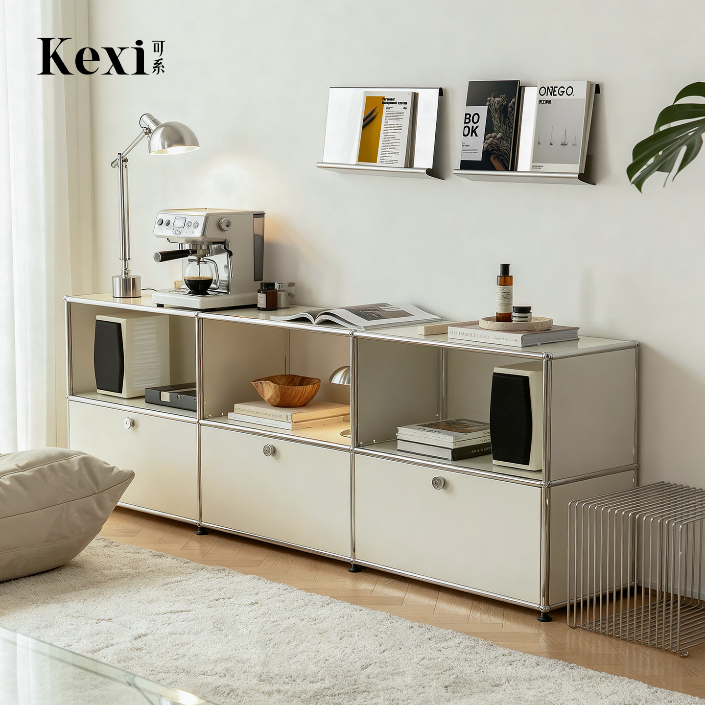 可系usm中古风不锈钢餐边柜