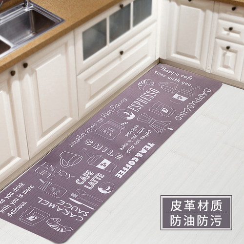 PVC皮革材质 油污易打理 双面防滑设计