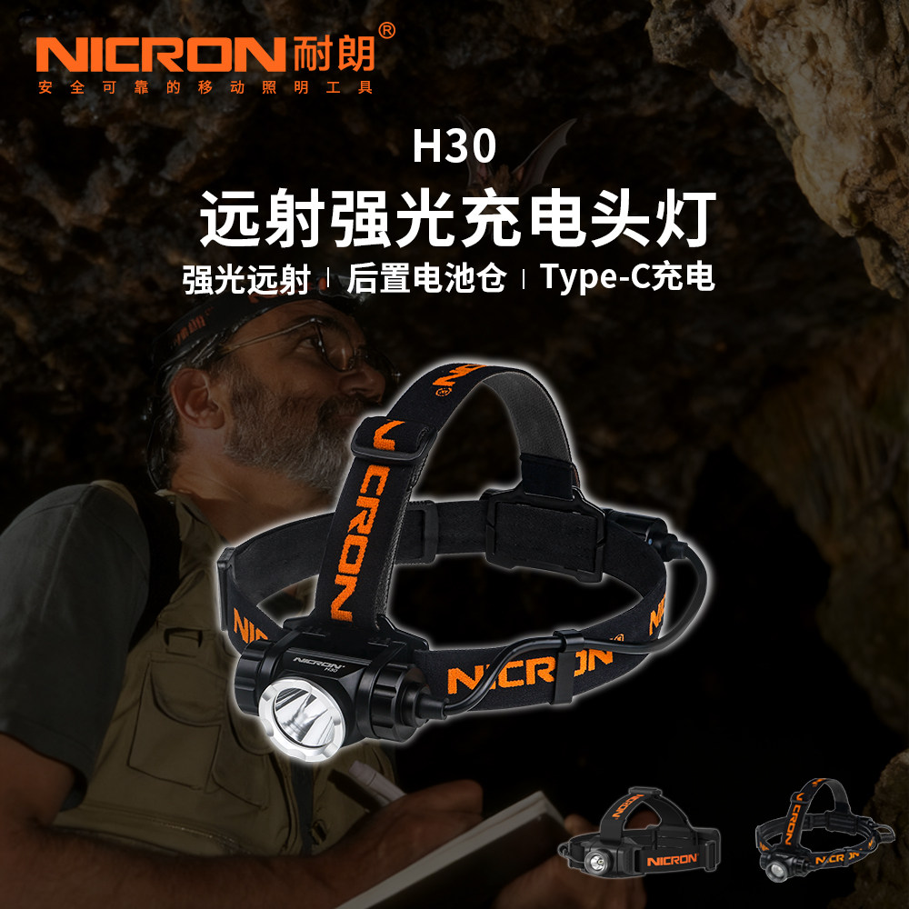 强光头灯头灯NICRON/耐朗