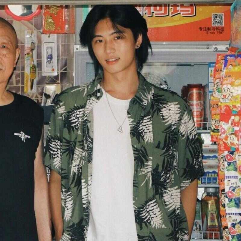 80年代复古港风花衬衫短袖ins男女情侣装宽松怀旧老式花衬衣沙滩
