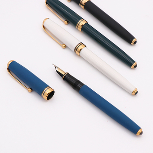 旋转笔帽多色笔杆少见库存练字书写关勒铭961钢笔 95年经典 包邮