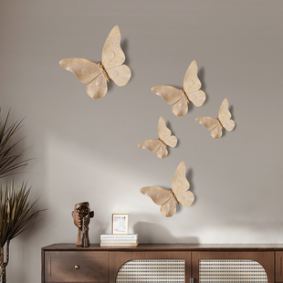 2026新品现代简约立体浮雕蝴蝶电视背景墙客厅装饰品卧室墙饰壁饰
