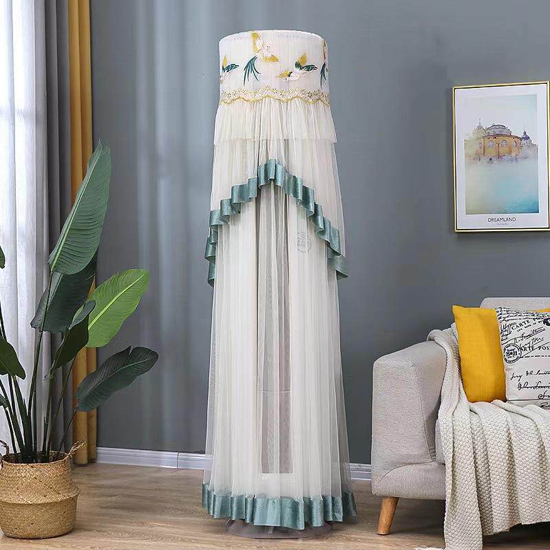 空调罩圆形柜机开机不取格力天仪美的奥克斯海尔圆柱形立式防尘套