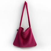 TEMPORARY原创斜挎包女单肩日式 小众设计感大容量丝绒绗棉时尚 潮