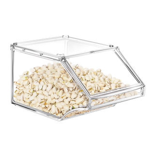 超市糖果盒货架陈列盒凉果盒食杂店食品展示盒透明塑料零食盒散装