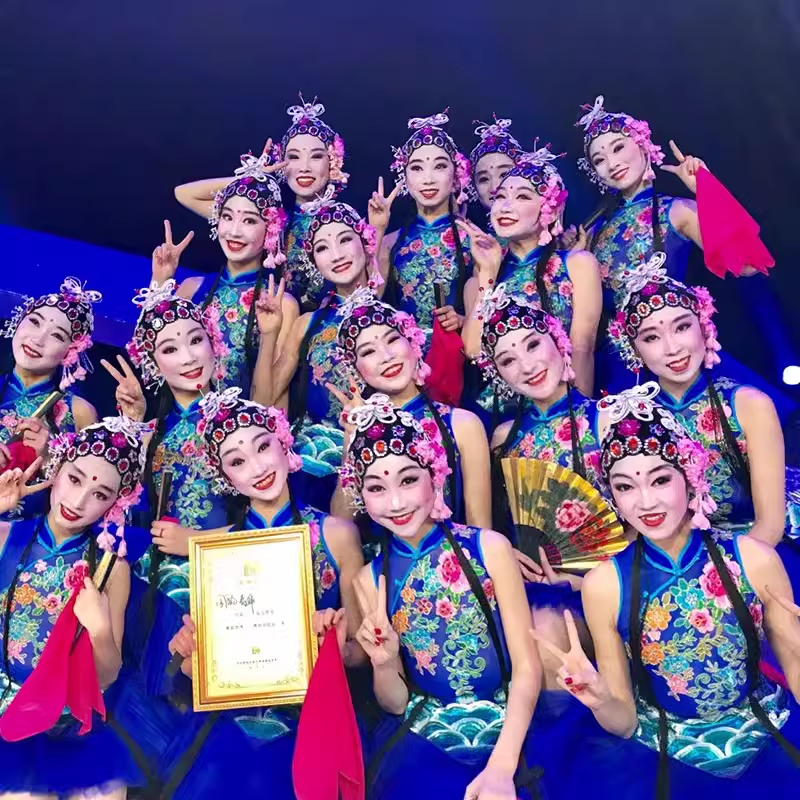 我的新衣儿童演出服女粉墨登场国韵春华小俏花旦戏曲舞蹈表演服饰