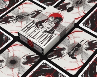 冷光 Kingstar 暗黑风镀边金属花切扑克牌魔术纸牌收藏花式切牌