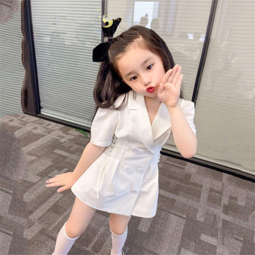 女童洋气收腰连衣裙2026夏季