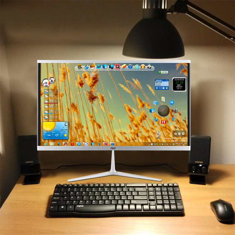 AOCÒ»Ìå»úµçÄǪ̂ʽȫÌ×22´ç¸ßÅä¼ÒÓ󬱡ËĺËi3i5i7Ò»ÌåʽµçÄ԰칫G4560ÓÎÏ·24½Ìѧ27Õû»úÆóÒµ²É¹º