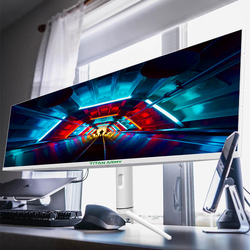 泰坦军团4K144Hz电竞显示器34英寸P34UG带鱼屏2K游戏IPS电脑屏40怎么看?