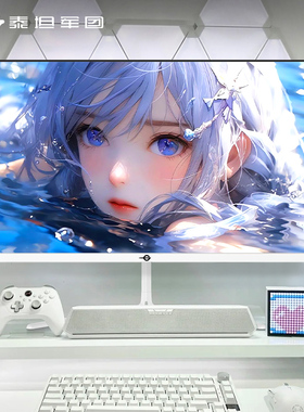 泰坦军团27英寸2K白色显示器240Hz屏电竞27G2R2+电脑24笔记本外接