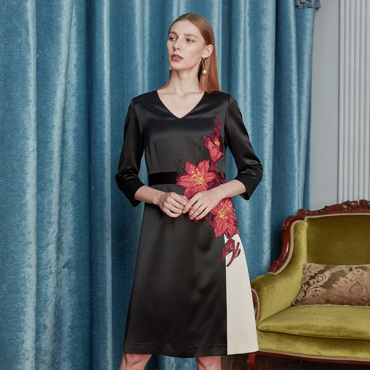 2021年春季斯尔丽A字裙