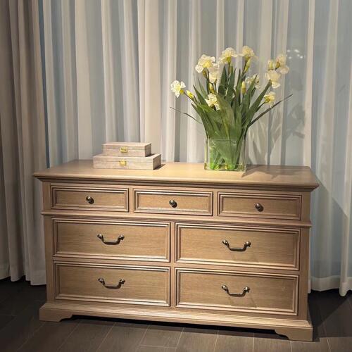 北美法式简约风斗柜卧室梳妆台