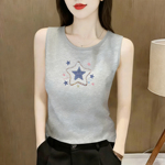 外贸品牌女装纯棉无袖背心女圆领遮肉显瘦内搭吊带打底衫休闲上衣