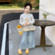 儿童装 t恤2026新款 t春秋款 打底衫 女童春装 小女孩韩系洋气套装 长袖