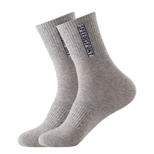 浪莎袜子男纯棉长筒袜秋冬款100%全棉运动男袜冬季厚款男士长袜潮