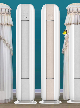 格力时光绘云之海京恬滑顶椭圆柱形空调罩套2匹50567斜顶3匹72567