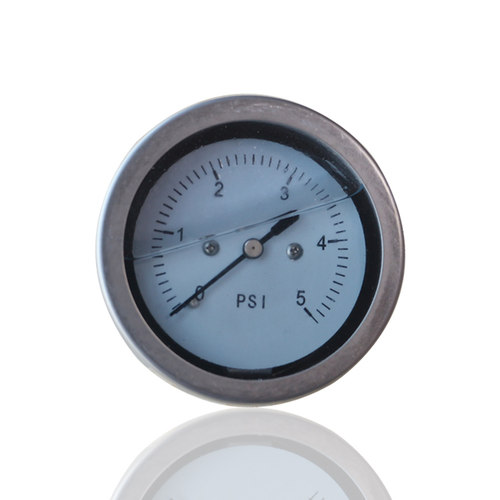 微压膜盒耐震压力表充油低压表抗震千帕表不锈钢压力表Y65Z 5PSI