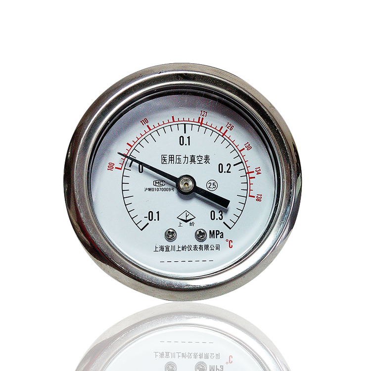 压力表上海灭菌器医疗真空表