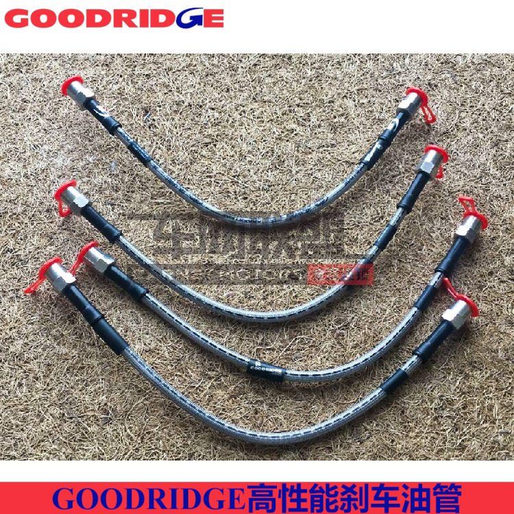 goodridge刹车钢喉适配保时捷卡曼987 981 982前后刹车油管钢喉