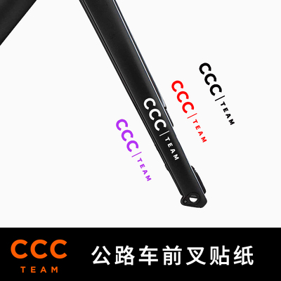 前叉公路个性定制环法GIANT贴纸