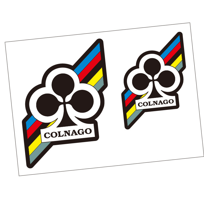 梅花logo贴纸公路车山地车单车贴防水定制自行车环法车架标志