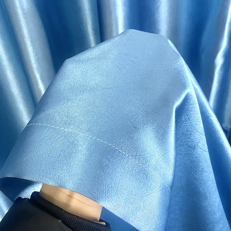 蓝色鸟巢外贸客厅卧室阳台办公室出租房全遮光短窗帘成品特价清仓