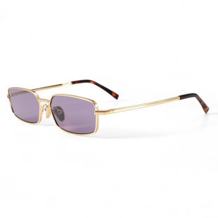 胡先煦同款 A60S 钛金属墨镜男女潮流长方形茶色小框防晒太阳镜PR