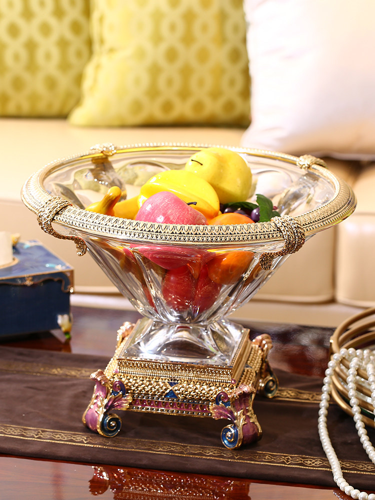 유럽 ??복고풍 에나멜 시계 거실 하이 엔드 테이블 시계 순수 구리 진자 데스크탑 미국 테이블 시계 미술 장식품