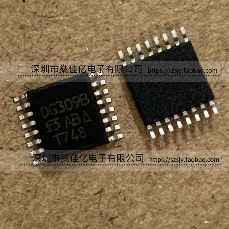 DG309BDQ 四电路CMOS模拟开关 TSSOP16 原装正品 DG309B
