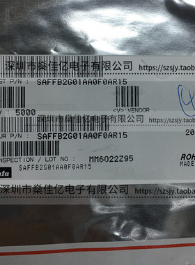 SAFFB2G01AA0F0A 声表滤波器 Band34 /5Pin /1109 原装正品