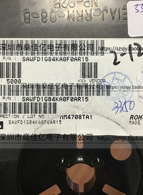 SAWFD1G84KA0F0A 声表滤波器 GSM1800/1900 Rx /10Pin /1511 原装