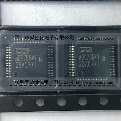ADS7864YB 12位模数转换器IC TQFP48 原装正品 ADS7864Y