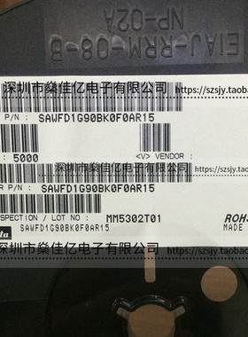 SAWFD1G90BK0F0A 滤波器 Band34/Band39 /10Pin /1511 原装正品