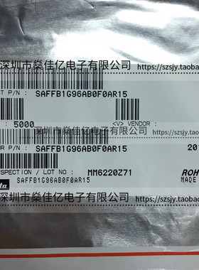 SAFFB1G96AB0F0A 声表滤波器 Band2 /5Pin /1109 原装正品