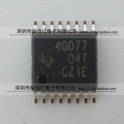 TPS40077PWPR 降压稳压器 DC-DC切换控制器IC 40077 TSSOP16 原装