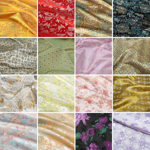 织锦缎提花绸缎面料中国风宋锦