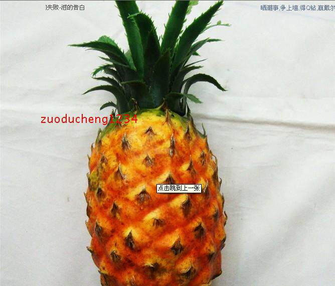 仿真重型菠萝 仿真菠萝 模型道具 儿童早教水果蔬菜瓜果盘装饰