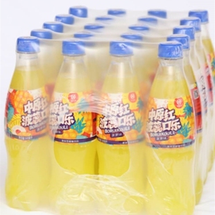 郏县波蕊口乐菠萝香橙中原红口乐整件20胶瓶装特产500ml人大口乐
