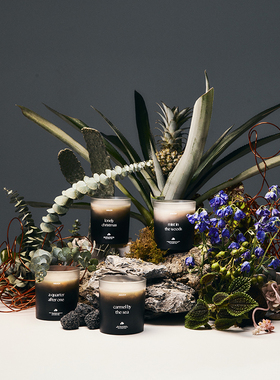 ASUCH 即视现象 经典无烟蜡烛香薰精油杯礼物室内香氛 大豆蜡情侣