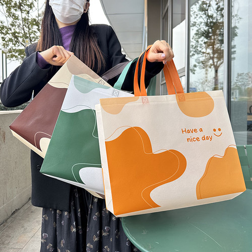 无纺布童装女装服装店塑料袋子