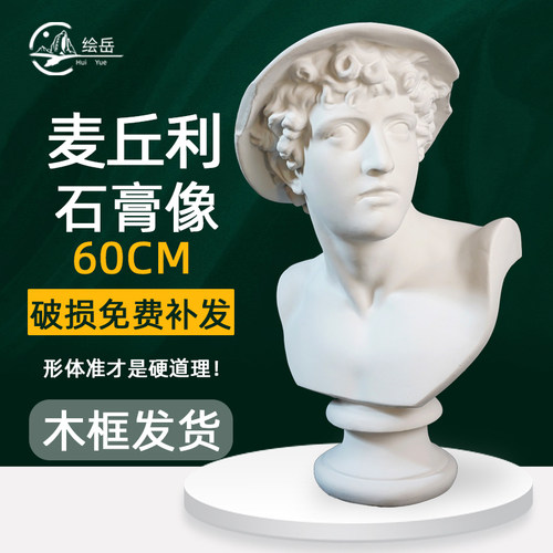 绘岳美术石膏人物头像麦丘里素描