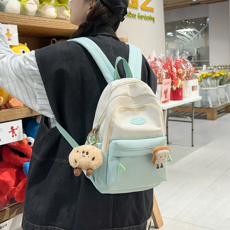 可爱女孩软妹休闲小号双肩包日系高颜值学生小款书包旅游轻便背包